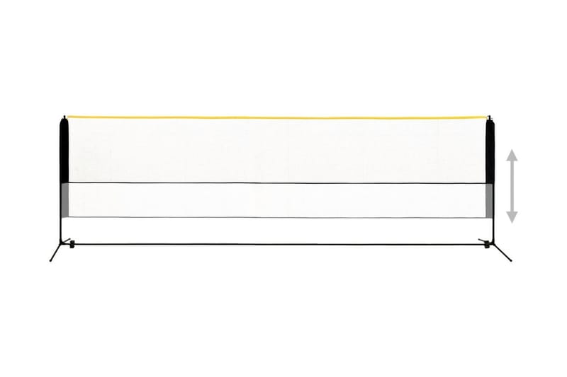 Justerbart badmintonnät 500x103x94-158 cm metall - Sport & fritid - Lek & sport - Utomhusspel