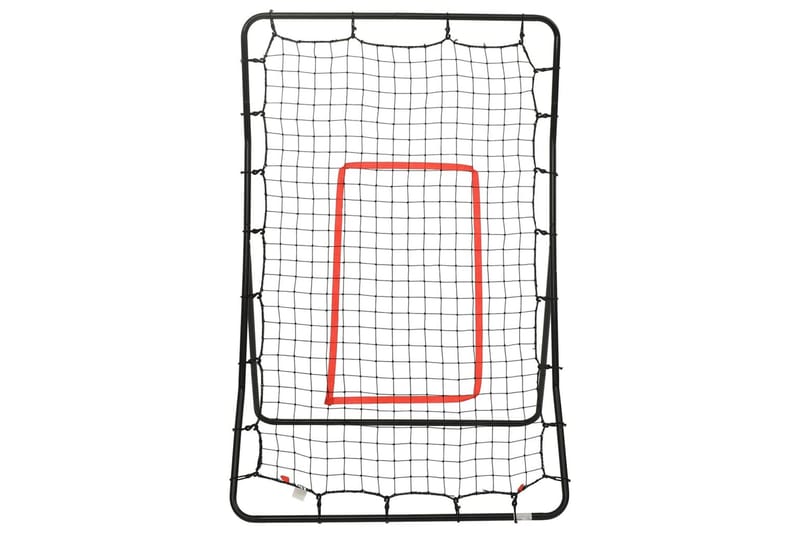 Softbollrebounder 88x79x137 cm stål - Svart - Utomhusspel