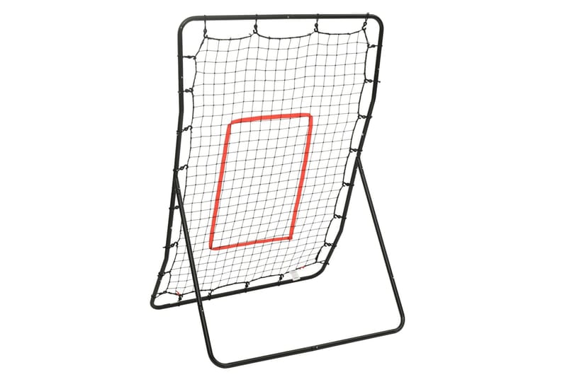 Softbollrebounder 88x79x137 cm stål - Svart - Utomhusspel