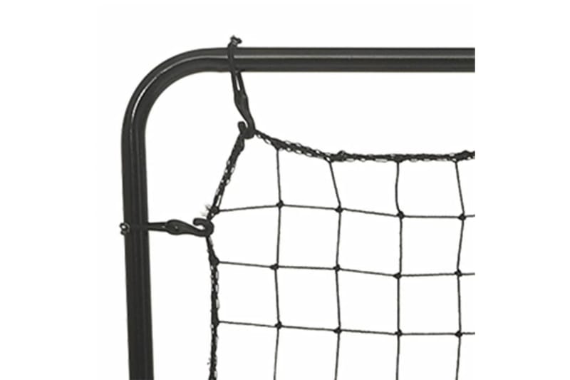 Softbollrebounder 88x79x137 cm stål - Svart - Utomhusspel