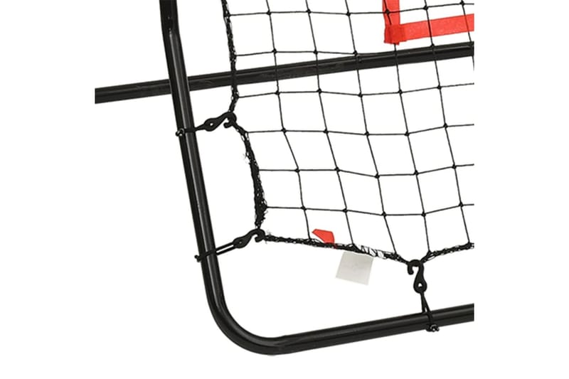 Softbollrebounder 88x79x137 cm stål - Svart - Utomhusspel