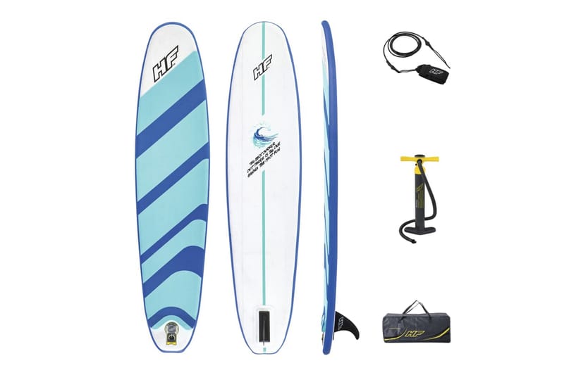 Bestway Uppblåsbar Surfbräda Hydro-Force 243x57x7 cm - Blå - Sport & fritid - Lek & sport - Vattensport & vattenlek
