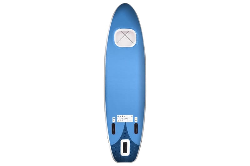 Upplåsbar SUP-bräda set blå 300x76x10 cm - Blå - SUP & paddleboard