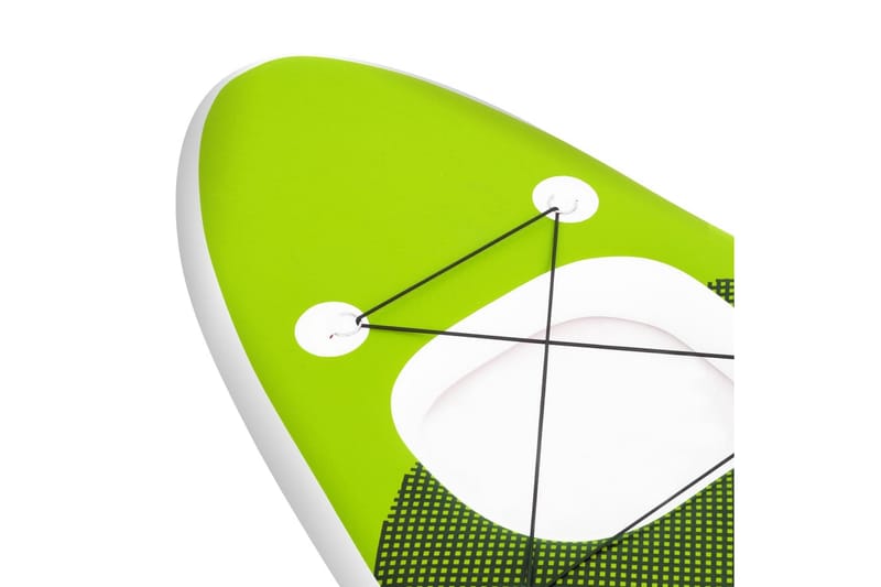 Upplåsbar SUP-bräda set grön 300x76x10 cm - Grön - SUP & paddleboard