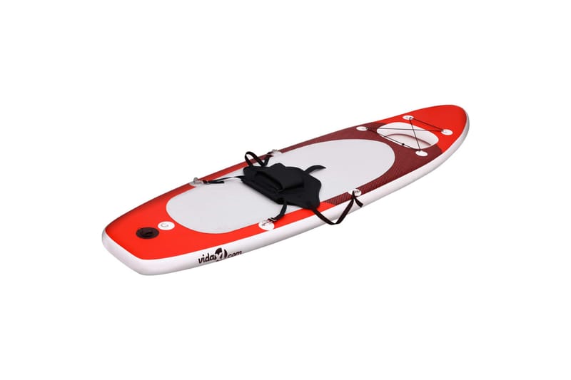 Upplåsbar SUP-bräda set röd 300x76x10 cm - Röd - SUP & paddleboard