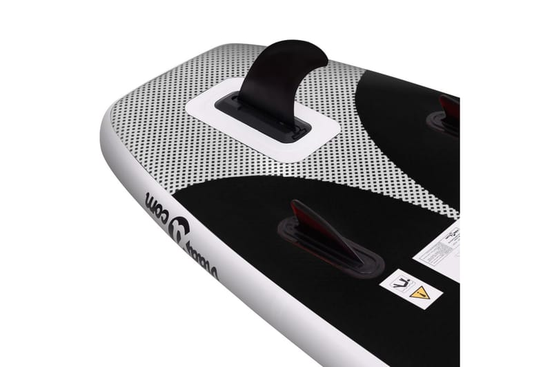 Upplåsbar SUP-bräda set svart 330x76x10 cm - Svart - SUP & paddleboard