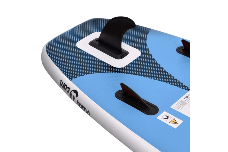 Upplåsbar SUP-bräda set blå 360x81x10 cm - Blå - SUP & paddleboard