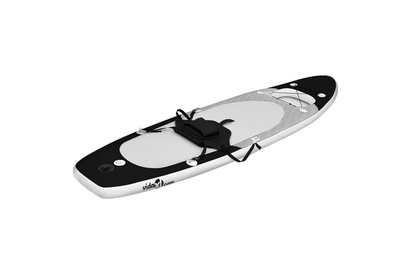 Upplåsbar SUP-bräda set svart 300x76x10 cm - Svart - SUP & paddleboard