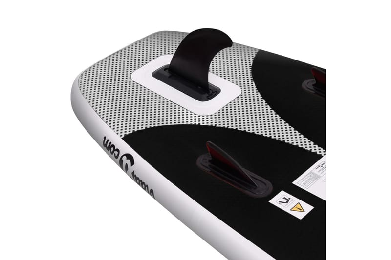 Upplåsbar SUP-bräda set svart 300x76x10 cm - Svart - SUP & paddleboard