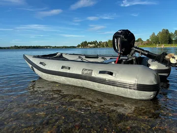 Katamaran Gummibåt 300 cm | Uppblåsbar båt för 4 personer | Lyfco - Sport & fritid - Marint - Båtar - Gummibåt & ribbåt