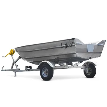 Båttrailer med vinsch | Maxlast 380kg | 400x183cm - Sport & fritid - Bil & MC - Släpkärra & släpvagn