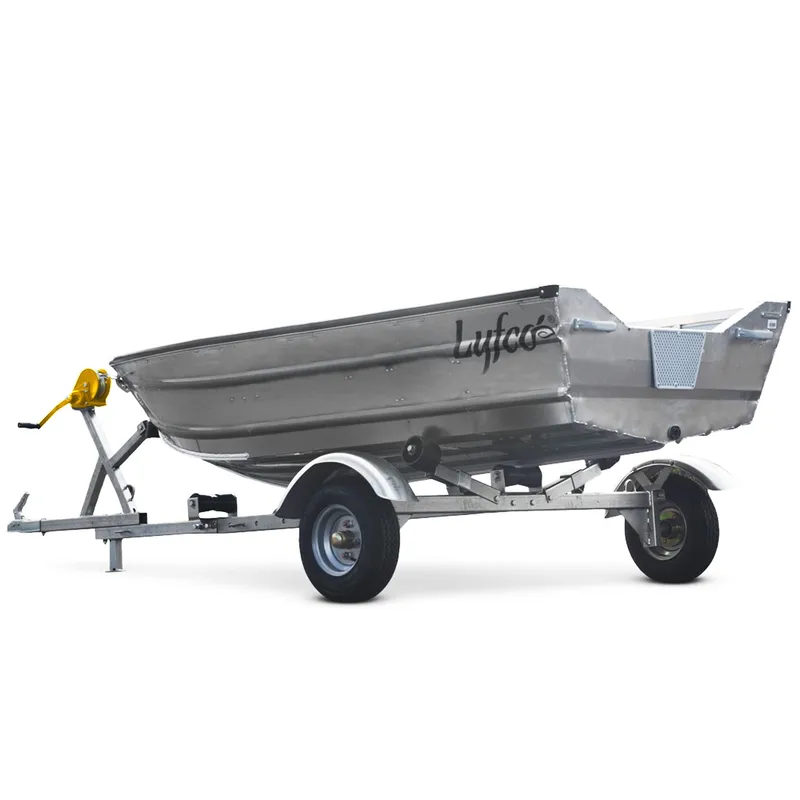 Båttrailer med vinsch | Maxlast 380kg | 400x183cm - Sport & fritid - Bil & MC - Släpkärra & släpvagn
