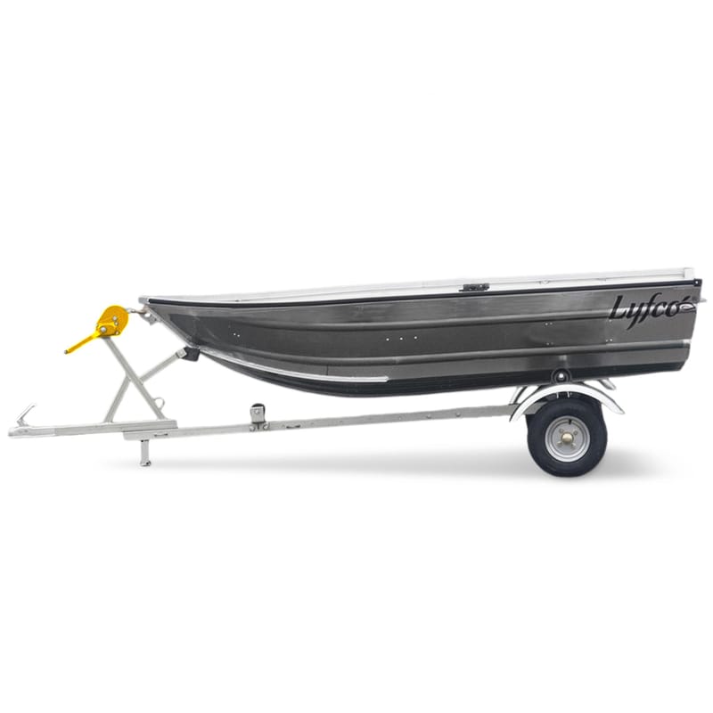 Båttrailer med vinsch | Maxlast 380kg | 400x183cm - Sport & fritid - Marint - Båttrailer & båtvagn