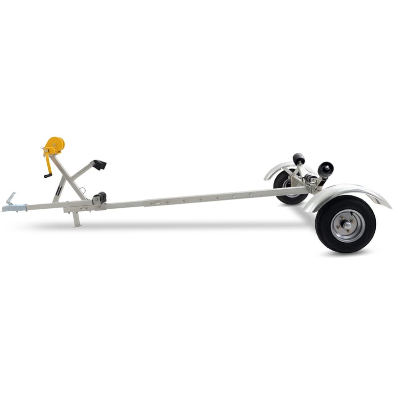 Båttrailer med vinsch | Maxlast 380kg | 400x183cm - Sport & fritid - Bil & MC - Släpkärra & släpvagn