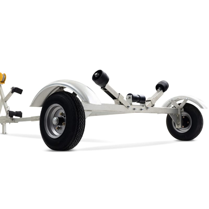 Båttrailer med vinsch | Maxlast 380kg | 400x183cm - Sport & fritid - Marint - Båttrailer & båtvagn