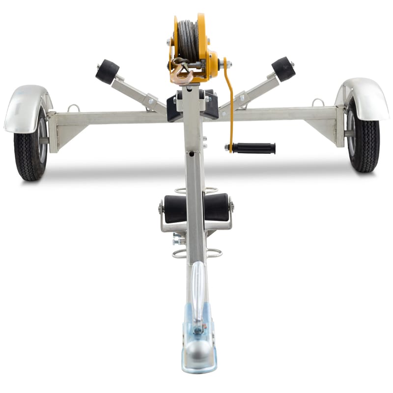 Båttrailer med vinsch | Maxlast 380kg | 400x183cm - Sport & fritid - Marint - Båttrailer & båtvagn