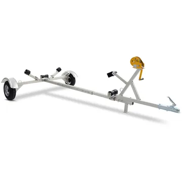 Båttrailer med vinsch | Maxlast 380kg | 400x183cm - Sport & fritid - Bil & MC - Släpkärra & släpvagn