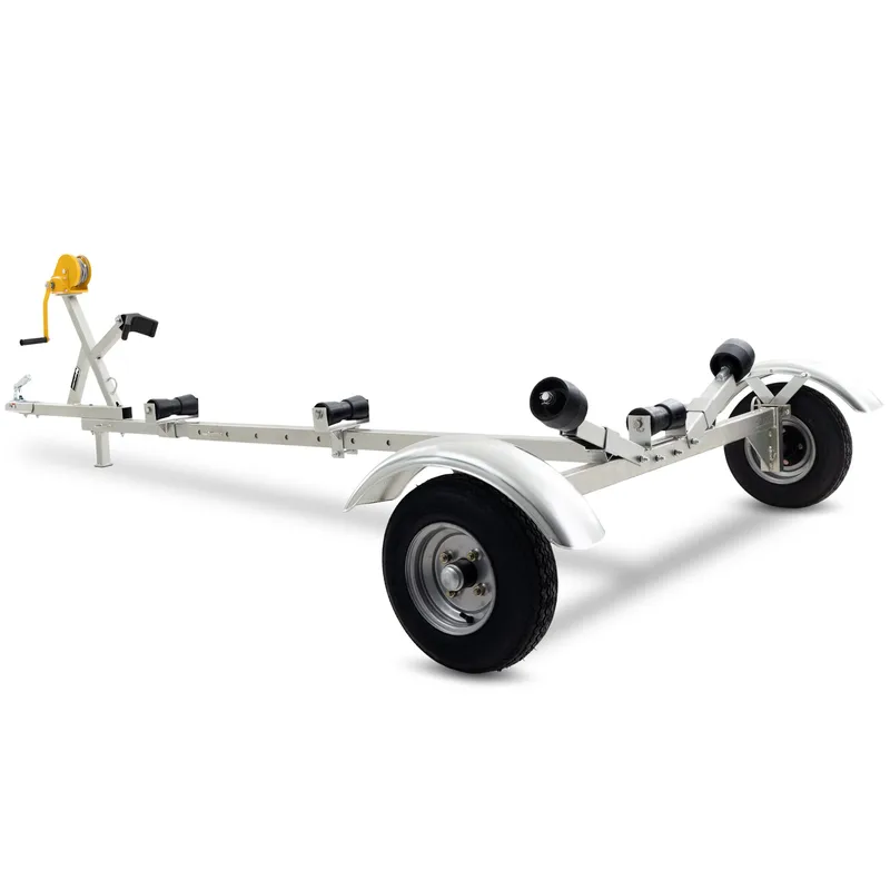 Båttrailer med vinsch | Maxlast 540kg | 469x180cm - Sport & fritid - Marint - Båttrailer & båtvagn