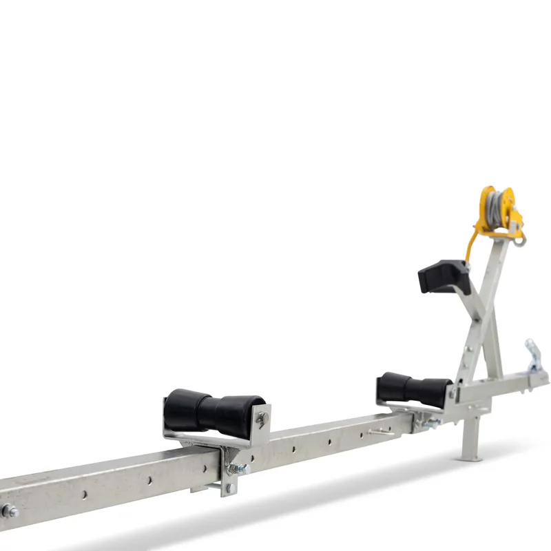 Båttrailer med vinsch | Maxlast 540kg | 469x180cm - Sport & fritid - Marint - Båttrailer & båtvagn