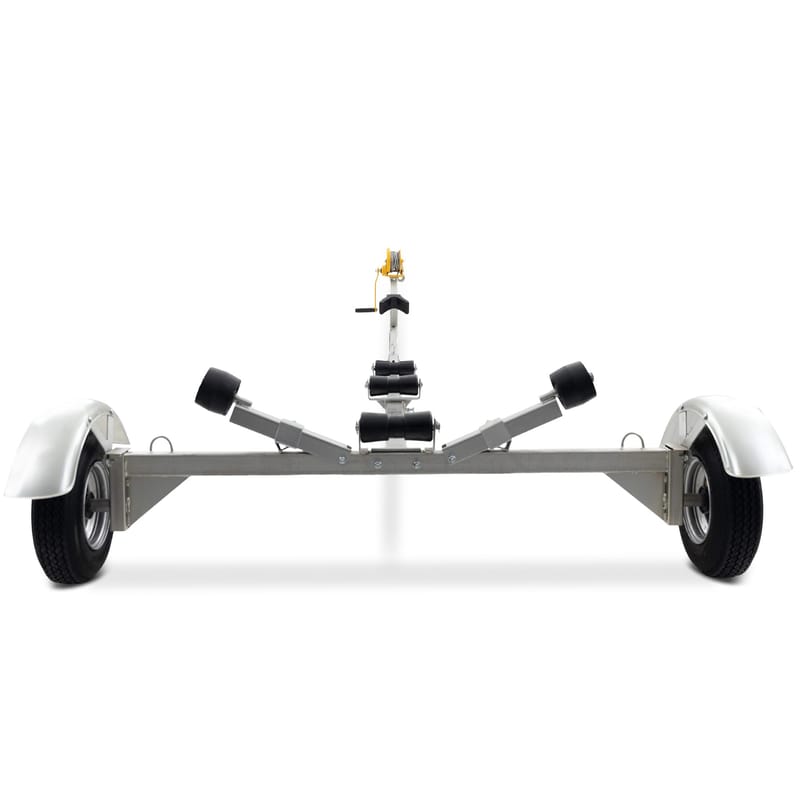 Båttrailer med vinsch | Maxlast 540kg | 469x180cm - Sport & fritid - Marint - Båttrailer & båtvagn