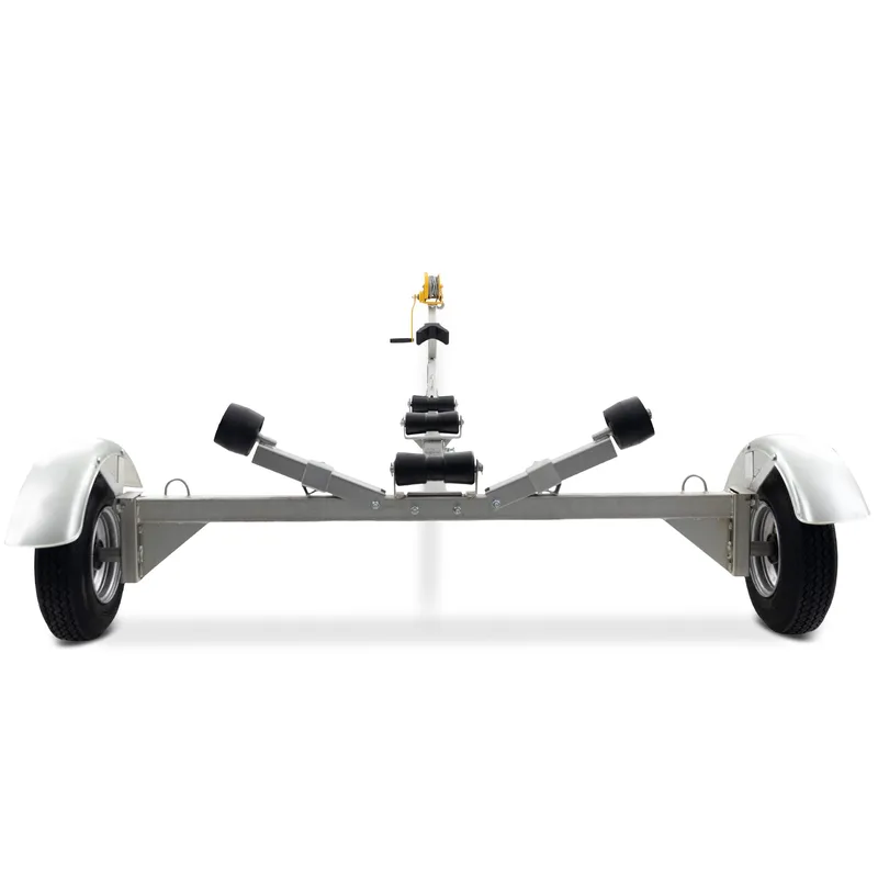 Båttrailer med vinsch | Maxlast 540kg | 469x180cm - Sport & fritid - Marint - Båttrailer & båtvagn