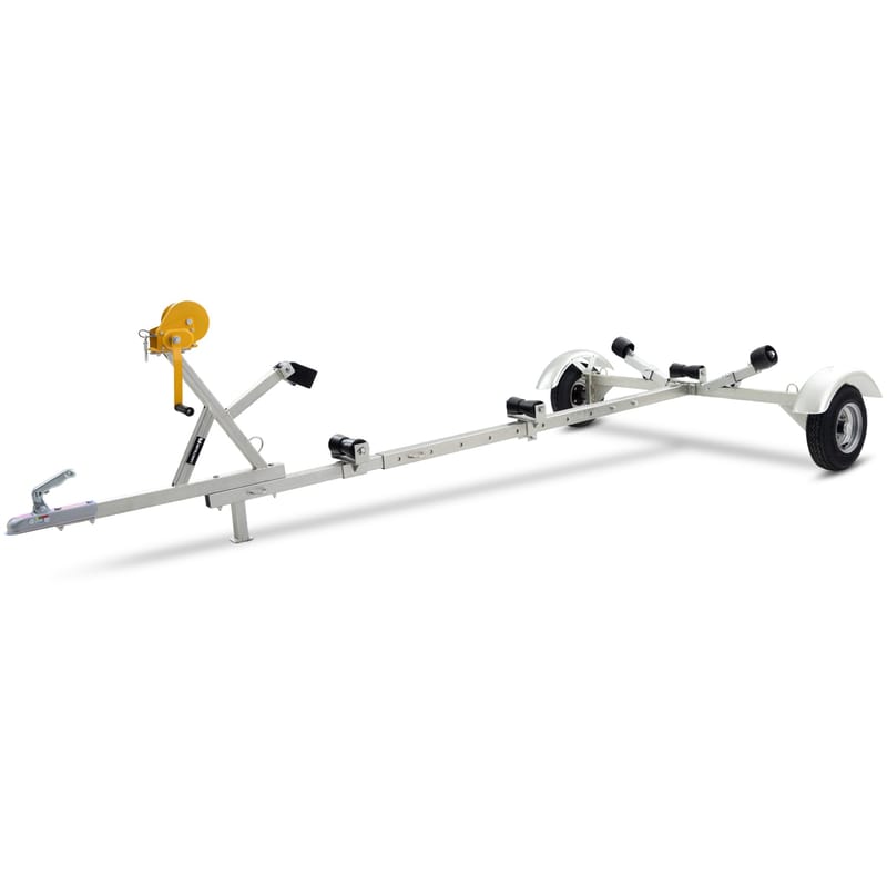 Båttrailer med vinsch | Maxlast 540kg | 469x180cm, undefined