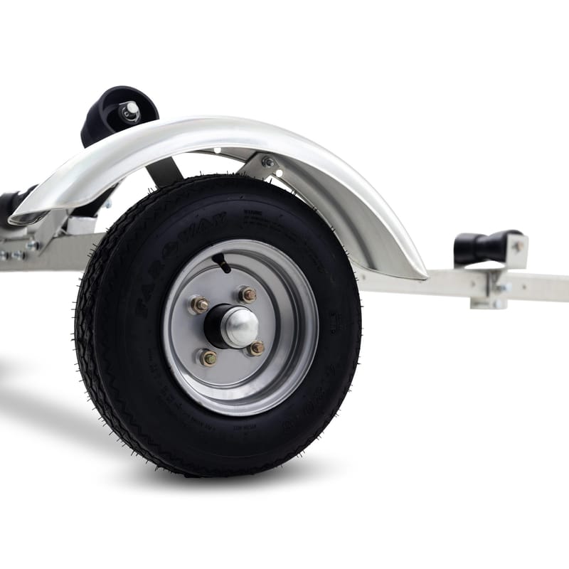 Båttrailer med vinsch | Maxlast 540kg | 469x180cm - Sport & fritid - Marint - Båttrailer & båtvagn