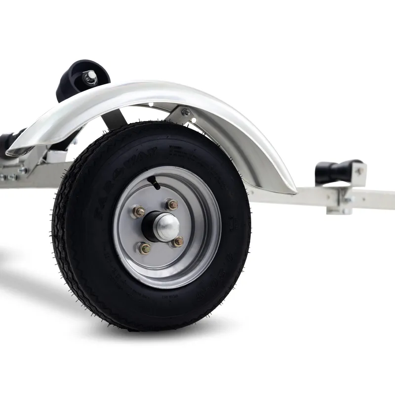 Båttrailer med vinsch | Maxlast 540kg | 469x180cm - Sport & fritid - Marint - Båttrailer & båtvagn