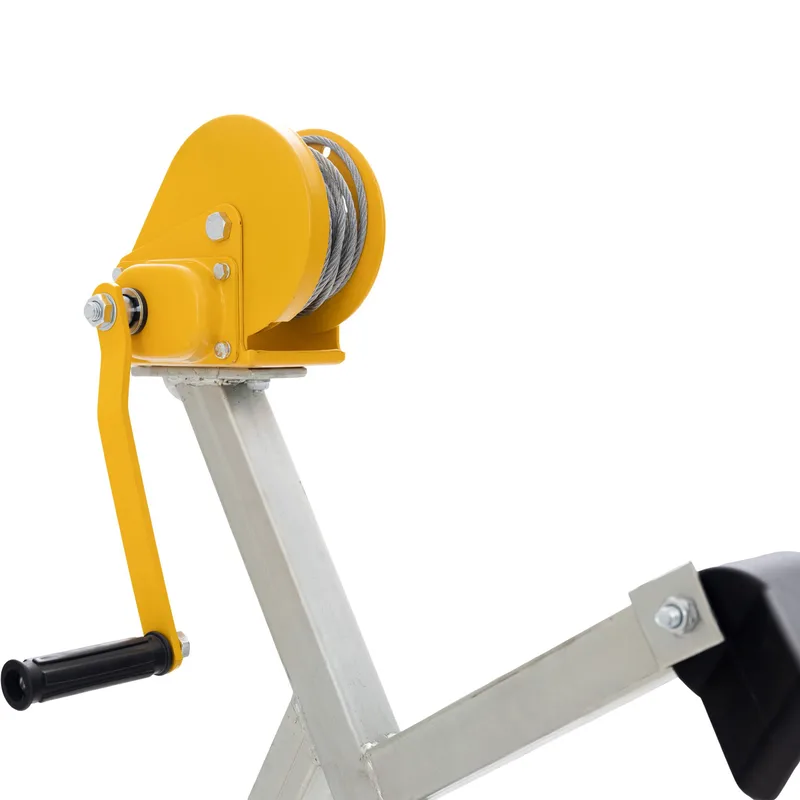 Båttrailer med vinsch | Maxlast 540kg | 469x180cm - Sport & fritid - Marint - Båttrailer & båtvagn