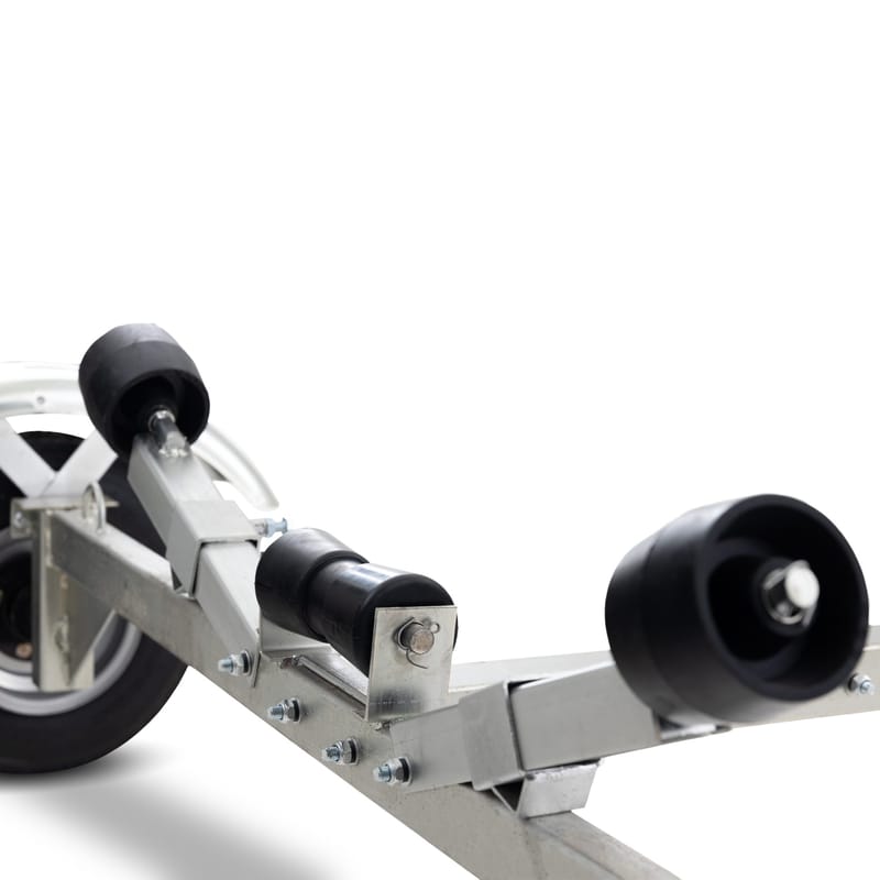 Båttrailer med vinsch | Maxlast 540kg | 469x180cm - Sport & fritid - Marint - Båttrailer & båtvagn