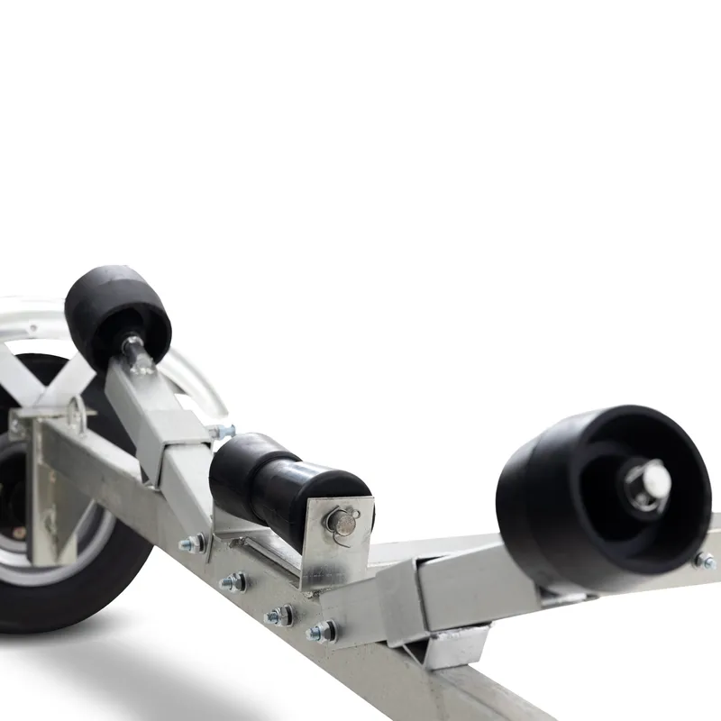 Båttrailer med vinsch | Maxlast 540kg | 469x180cm - Sport & fritid - Marint - Båttrailer & båtvagn