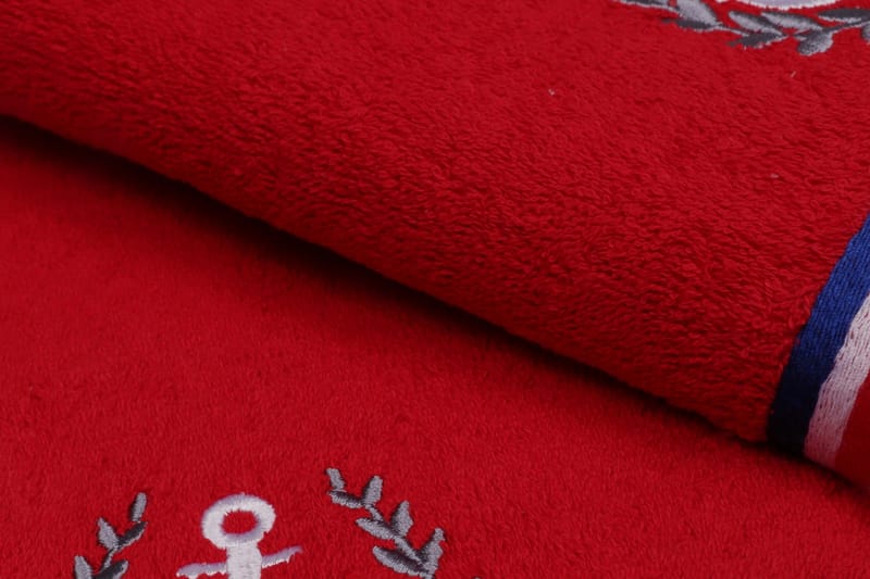 Ashburton Handduk 2-pack - Röd - Textil & mattor - Badrumstextilier - Handduk