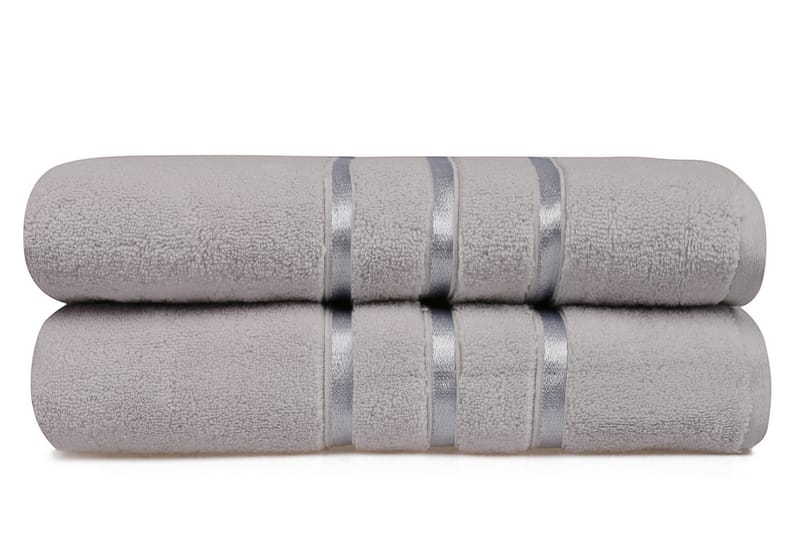Ashburton Badhandduk 2-pack - Ljusgrå - Textil & mattor - Badrumstextilier - Badlakan & badhandduk
