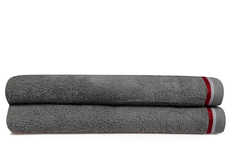 Ashburton Badhandduk 2-pack - Grå - Textil & mattor - Badrumstextilier - Badlakan & badhandduk