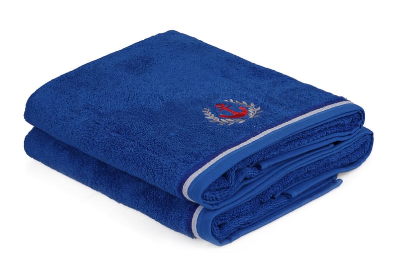 Ashburton Badhandduk 2-pack - Kungsblå - Textil & mattor - Badrumstextilier - Badlakan & badhandduk