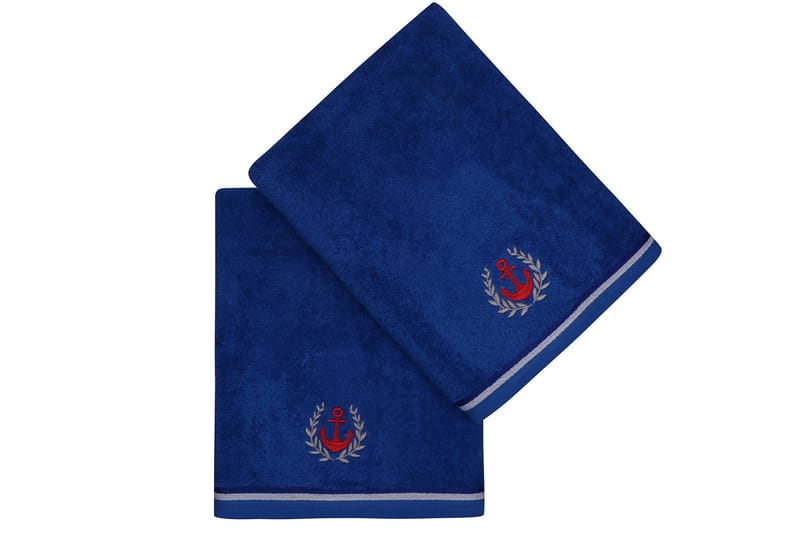 Ashburton Badhandduk 2-pack - Kungsblå - Textil & mattor - Badrumstextilier - Badlakan & badhandduk