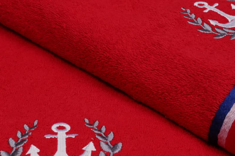 Ashburton Badhandduk 2-pack - Röd - Textil & mattor - Badrumstextilier - Badlakan & badhandduk