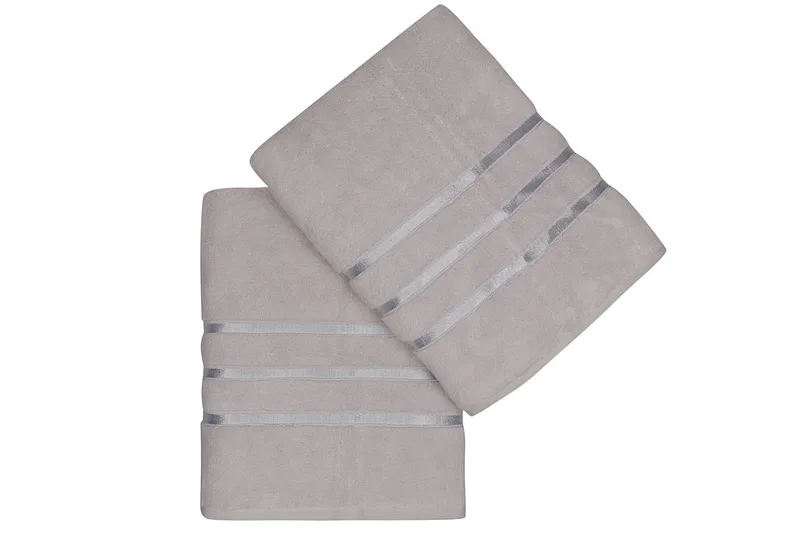Ashburton Badhandduk 2-pack - Ljusgrå - Textil & mattor - Badrumstextilier - Badlakan & badhandduk