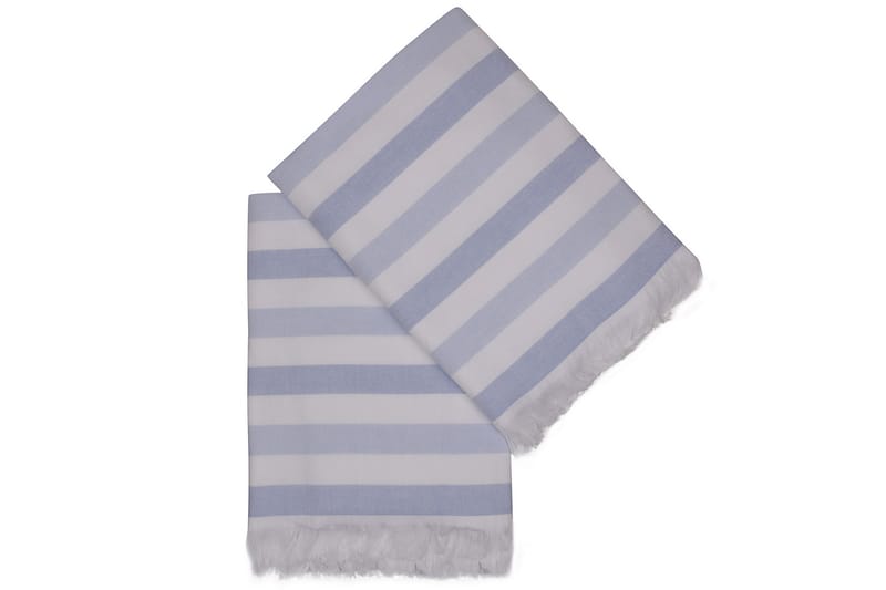 Ashburton Strandhandduk 2-pack - Blå/Vit - Textil & mattor - Badrumstextilier - Badlakan & badhandduk