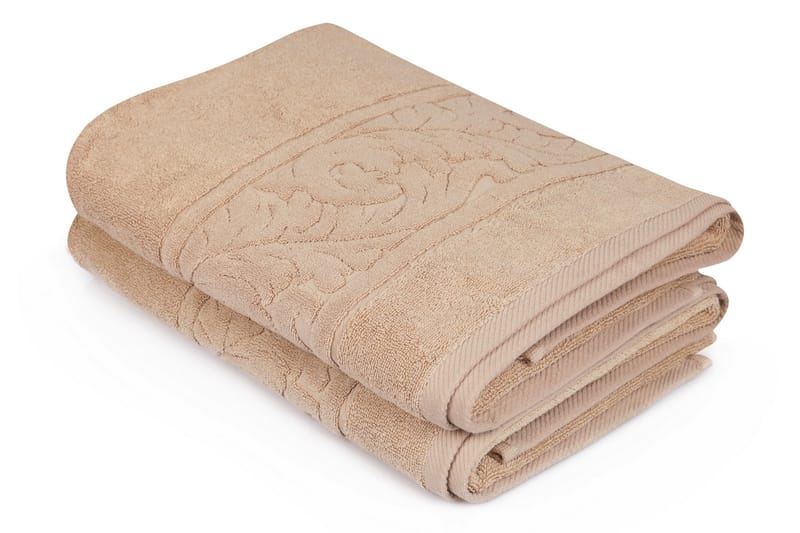 Hobby Badhandduk 70x140 cm 2-pack - Beige - Textil & mattor - Badrumstextilier - Badlakan & badhandduk