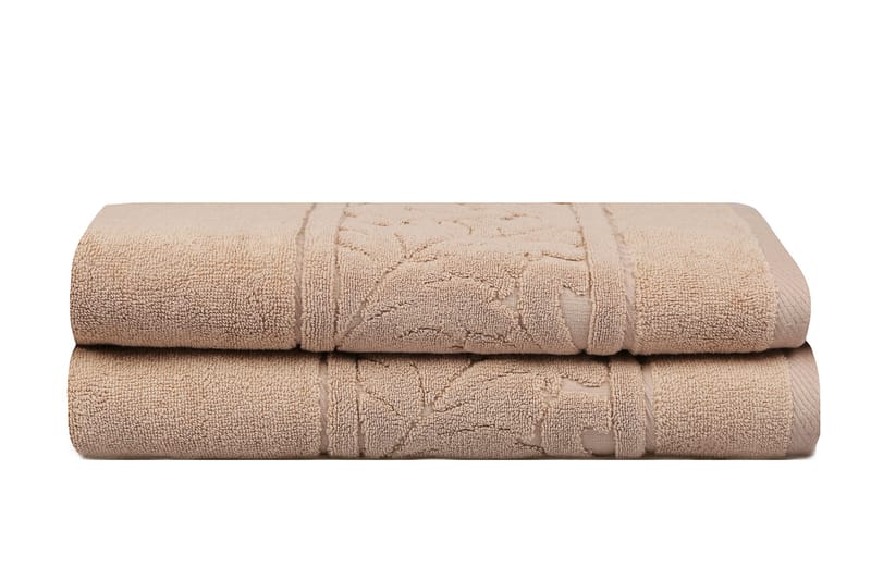 Hobby Badhandduk 70x140 cm 2-pack - Beige - Textil & mattor - Badrumstextilier - Badlakan & badhandduk
