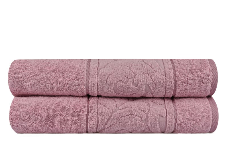 Hobby Badhandduk 70x140 cm 2-pack - Rosa - Textil & mattor - Badrumstextilier - Badlakan & badhandduk