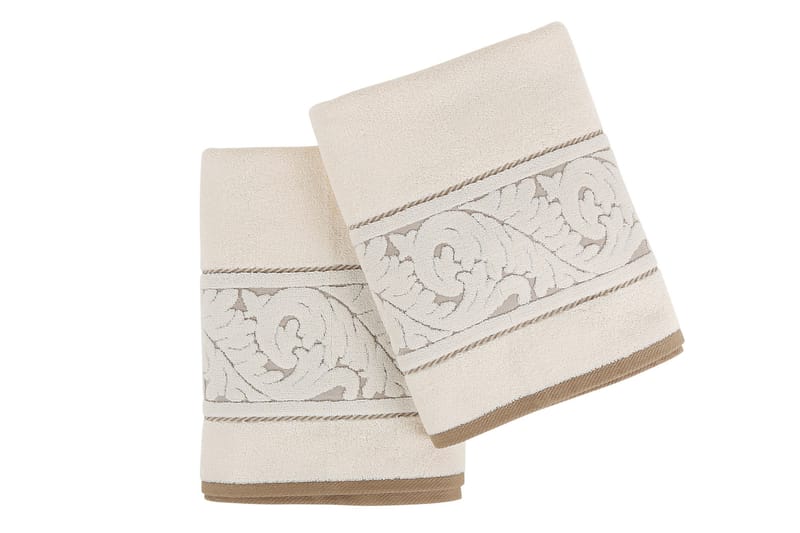 Hobby Badhandduk 70x140 cm 2-pack - Creme - Textil & mattor - Badrumstextilier - Badlakan & badhandduk