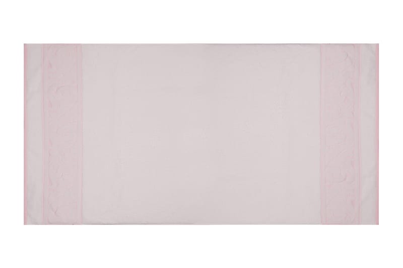 Hobby Badhandduk 70x140 cm 2-pack - Vit/Rosa - Textil & mattor - Badrumstextilier - Badlakan & badhandduk
