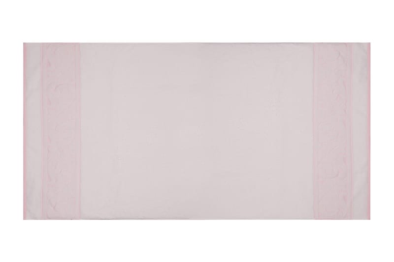 Hobby Badhandduk 70x140 cm 2-pack - Vit/Rosa - Stora badlakan - Badlakan & badhandduk - Strandhandduk & strandbadlakan