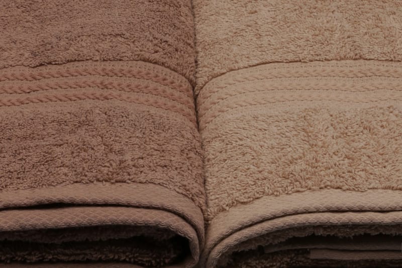 Hobby Badhandduk 70x140 cm 4-pack - Creme/Beige/Brun - Textil & mattor - Badrumstextilier - Badlakan & badhandduk