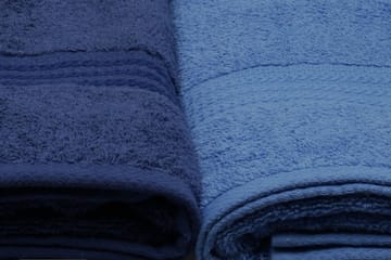 Hobby Badhandduk 70x140 cm 4-pack - Mörkblå/Blå/Ljusblå - Textil & mattor - Badrumstextilier - Badlakan & badhandduk