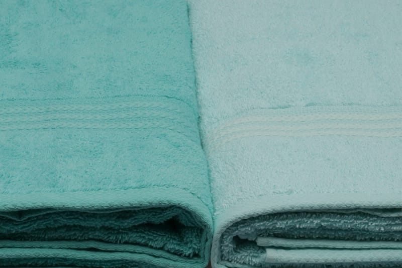 Hobby Badhandduk 70x140 cm 4-pack - Ljusgrön/Grön/Mint - Textil & mattor - Badrumstextilier - Badlakan & badhandduk