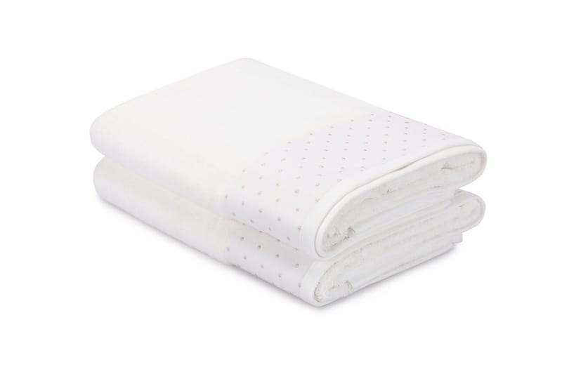 Landercost Badhandduk 2-pack - Beige/Kräm - Textil & mattor - Badrumstextilier - Badlakan & badhandduk