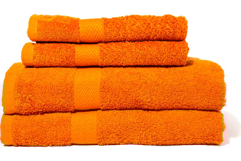 Queen Anne Frotté Badlakan 150x90 cm - Orange - Textil & mattor - Badrumstextilier - Badlakan & badhandduk